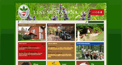 Desktop Screenshot of lesymb.cz